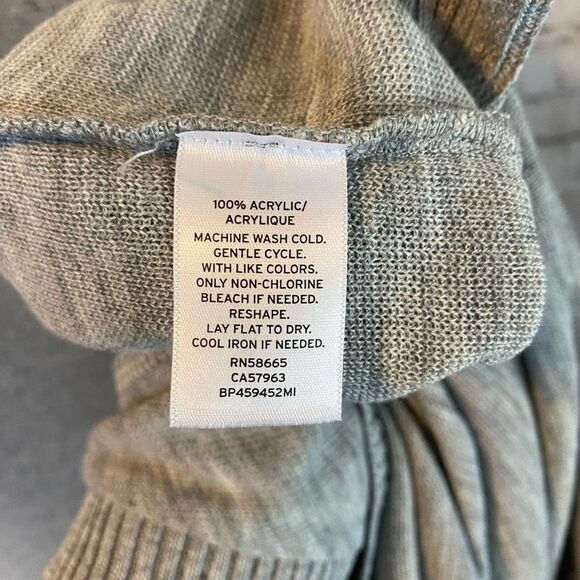 BP Nordstorm Womens Gray Sleeveless Acrylic Oversized Sweater Vest Size XXS - Picture 8 of 8